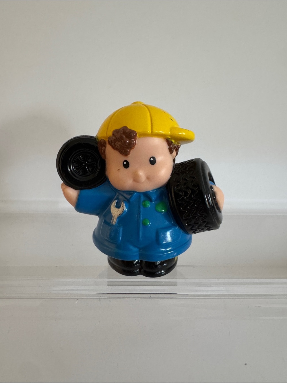 Fisher Price Little People HTF Mechanic with Tires